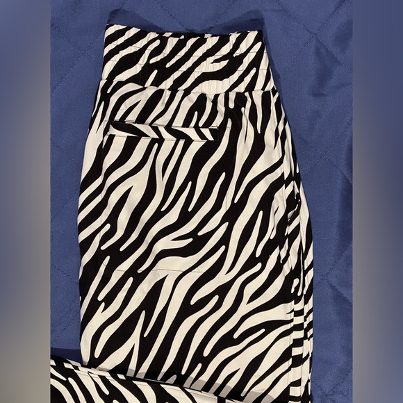 Anthropologie Cabi ATC Zebra‎ Jogger #5868 Black & White Women’s Medium - Picture 6 of 10